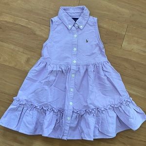 Ralph Lauren sleeveless frills dress